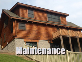  Madison, Virginia Log Home Maintenance